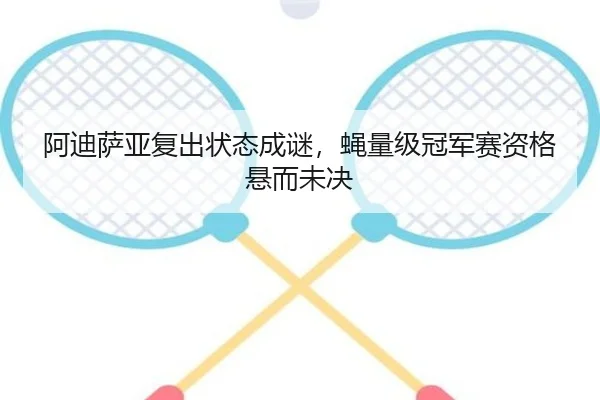 阿迪萨亚复出状态成谜，蝇量级冠军赛资格悬而未决