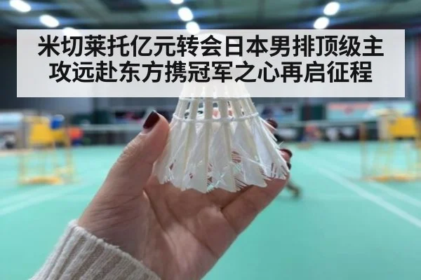 米切莱托亿元转会日本男排顶级主攻远赴东方携冠军之心再启征程